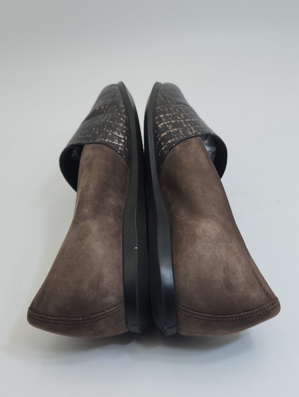 ECCO Women's Touch Ballerina 2.0 Croc-Embossed Leather Loafer Flats Size 41 - Picture 9 of 13